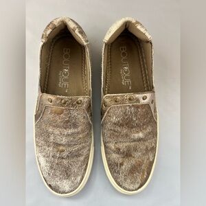 Boutique by Corkys Tan Slip-On Shoes